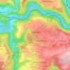 Carte topographique Seelbach, altitude, relief