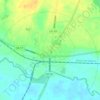 Carte topographique Midville, altitude, relief