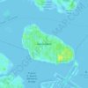 Carte topographique Rikers Island, altitude, relief
