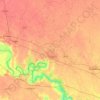 Carte topographique Firozabad, altitude, relief