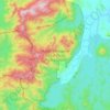 Carte topographique Hutan Simpanan Kekal Pasir Raja Selatan, altitude, relief