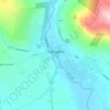 Carte topographique Baltinglass, altitude, relief