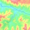 Carte topographique Roan Mountain, altitude, relief