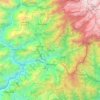 Carte topographique Pakyong, altitude, relief