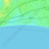 Carte topographique Commune de Thiaroye-sur-Mer, altitude, relief