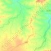 Carte topographique Kurud Tahsil, altitude, relief