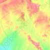Carte topographique Chemba, altitude, relief