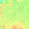 Carte topographique Région de Kankan, altitude, relief