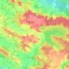 Carte topographique La Boissière-École, altitude, relief