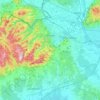Carte topographique Grad Samobor, altitude, relief