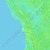 Carte topographique Port Saint Joe, altitude, relief