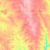 Carte topographique O'Brien County, altitude, relief