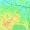 Carte topographique Wendouree, altitude, relief