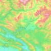 Carte topographique Mêrgesor, altitude, relief