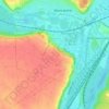 Carte topographique Thiverny, altitude, relief