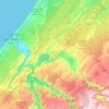 Carte topographique Préfecture de Salé, altitude, relief