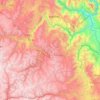 Carte topographique Angaraes, altitude, relief