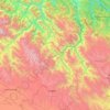 Carte topographique Provincia Inquisivi, altitude, relief