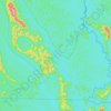 Carte topographique Nouna, altitude, relief