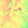 Carte topographique Northern Zone, altitude, relief