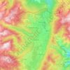 Carte topographique Formiguères, altitude, relief