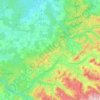 Carte topographique 88600, altitude, relief