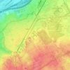 Carte topographique 1140, altitude, relief