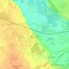 Carte topographique Montbeton, altitude, relief