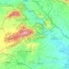 Carte topographique Val-de-Ricote, altitude, relief