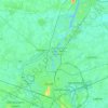 Carte topographique Gand, altitude, relief