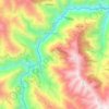 Carte topographique Río Sacambaya, altitude, relief