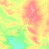 Carte topographique Warburton, altitude, relief