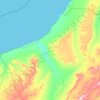 Carte topographique Chbika, altitude, relief