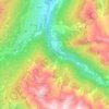 Carte topographique Jerzens, altitude, relief