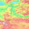 Carte topographique Bilecik, altitude, relief