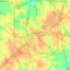 Carte topographique Thomasville, altitude, relief