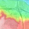 Carte topographique Osprey Hill, altitude, relief