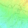 Carte topographique Raxaul, altitude, relief