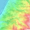 Carte topographique Aramoun, altitude, relief