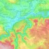 Carte topographique Carlsbad, altitude, relief