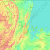 Carte topographique Kagera, altitude, relief
