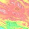 Carte topographique 德令哈市, altitude, relief