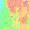 Carte topographique Befandriana Nord, altitude, relief