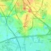 Carte topographique Winwick, altitude, relief
