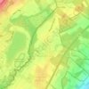 Carte topographique Bogis-Bossey, altitude, relief