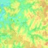 Carte topographique Chapelle-Voland, altitude, relief
