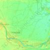 Carte topographique Viadana, altitude, relief