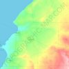 Carte topographique Copper Coast Council, altitude, relief