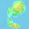 Carte topographique Big Tancook Island, altitude, relief