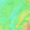 Carte topographique La Saône, altitude, relief